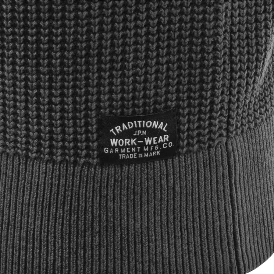 Alternative Image for ProductSuperdry Crew Neck Textured Knit Jumper Black3